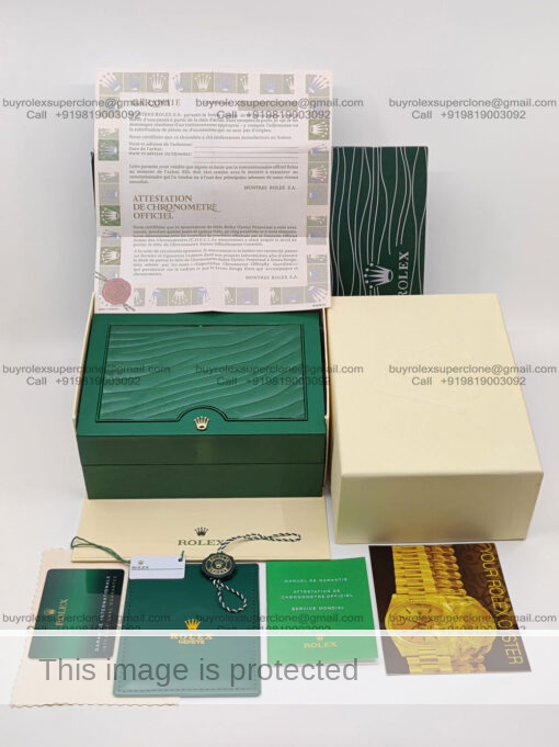 Rolex Box with Documents and Warranty Card