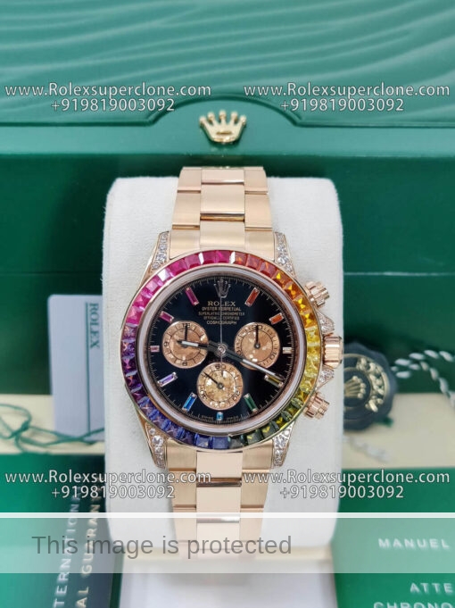 Rolex Daytona Rainbow Super clone replica watch