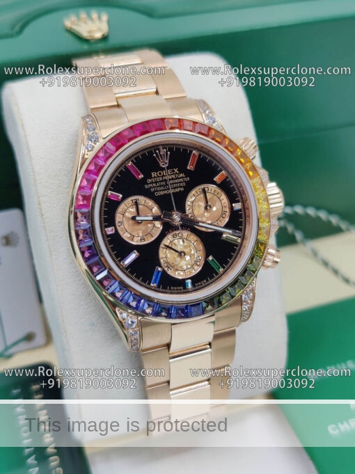 Rolex Daytona Rainbow Superclone replica