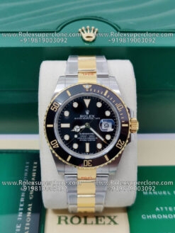 Rolex submariner two tone bracelet watch