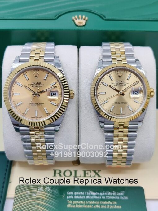 High quality Rolex couple replica watches