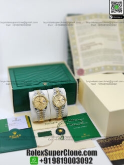 rolex datejust couple set