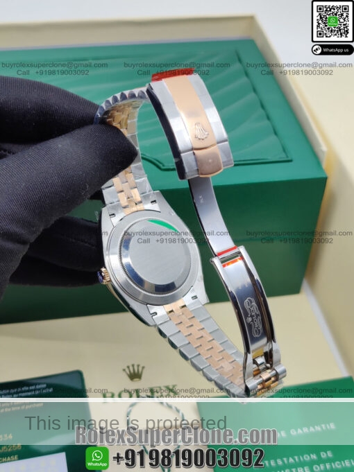 rolex datejust two tone replica watch