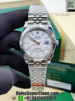 rolex datejust white dial jubilee bracelet replica watch
