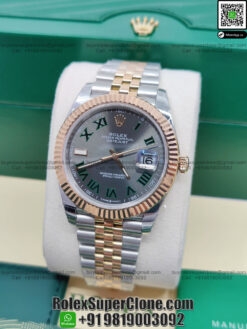 rolex datejust wimbledon replica watch