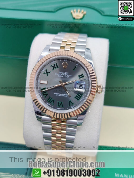 rolex datejust wimbledon replica watch