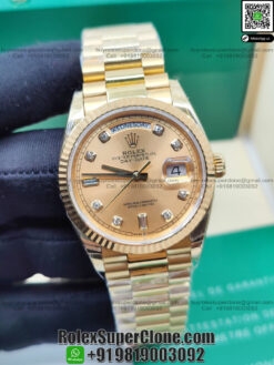 rolex daydate 36 gold replica watch