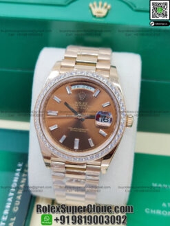 rolex daydate diamonds replica watch