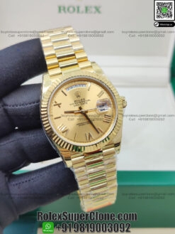 rolex daydate president gold replica watch