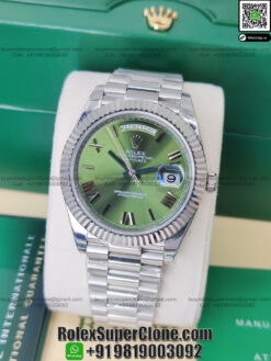 rolex daydate president green dial super clone watch