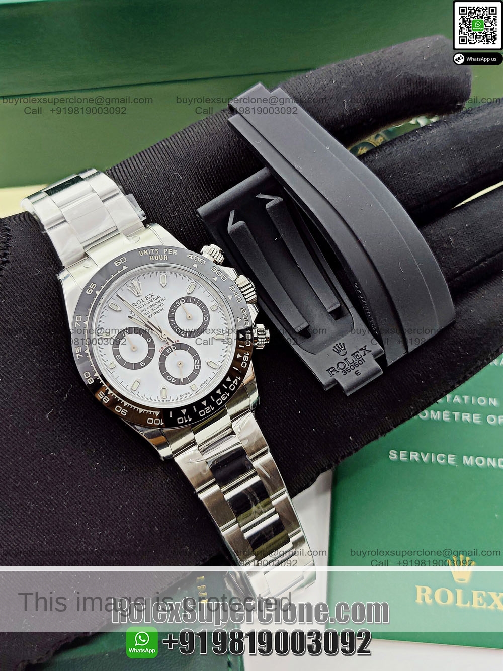 Best 1 1 Rolex Daytona Panda Super Clone Swiss Movement Replica Watch