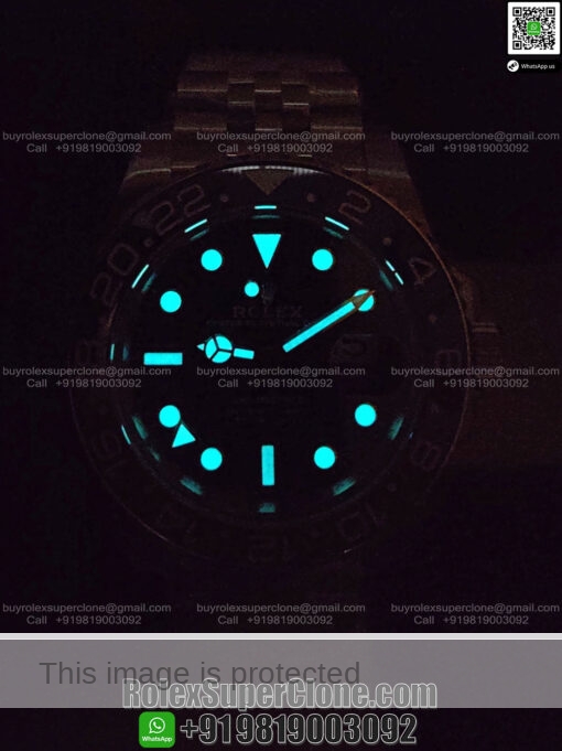 rolex gmt master 2 black super clone replica