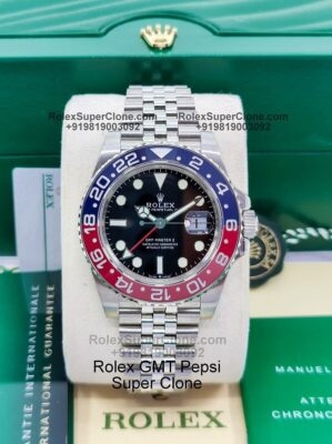 Rolex GMT Master II Pepsi Super Clone Swiss Replica Watch 126710BLRO