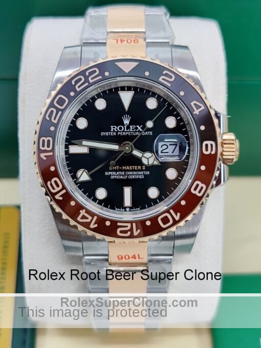 Rolex GMT Master II Root Beer Super Clone Swiss Replica Watch