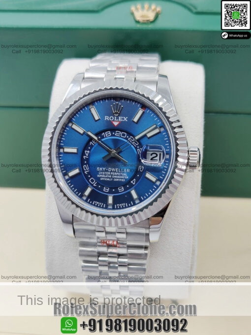 rolex sky dweller jubilee bracelet replica watch