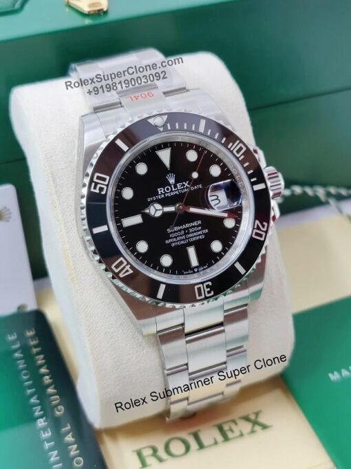 1:1 rolex submariner black dial super clone watches