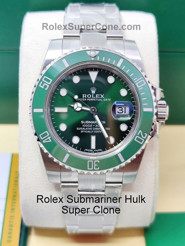 Rolex Hulk Jubilee 116610LV 904 L 3135 Movement