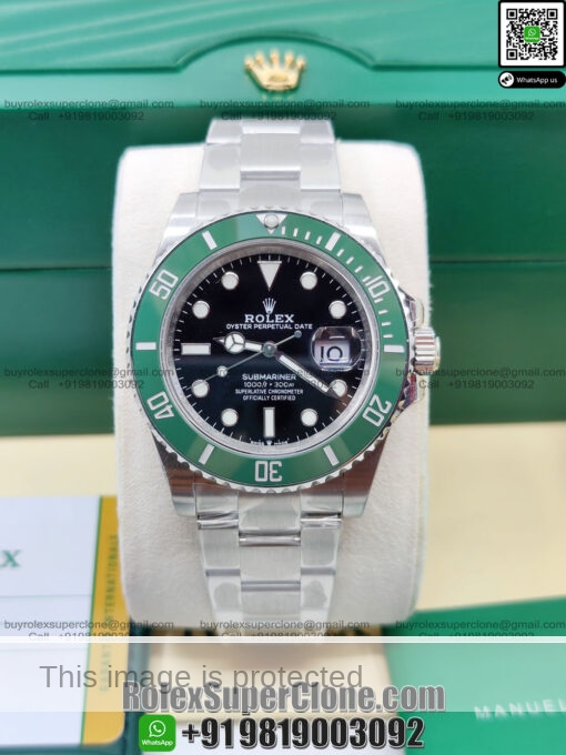 rolex submariner kermit super clone replica watch