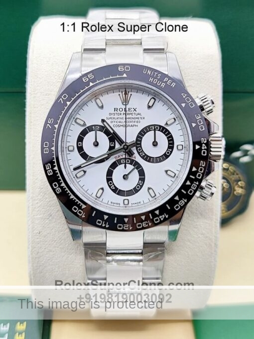 Best 1:1 Rolex Daytona Panda Super Clone Swiss Movement Replica Watch