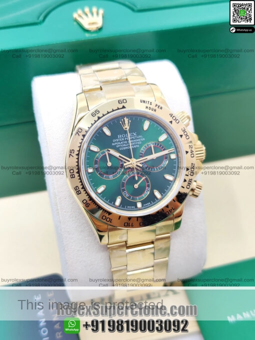 rolex daytona gold super clone watch