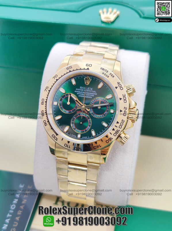 rolex daytona gold swiss replica watch