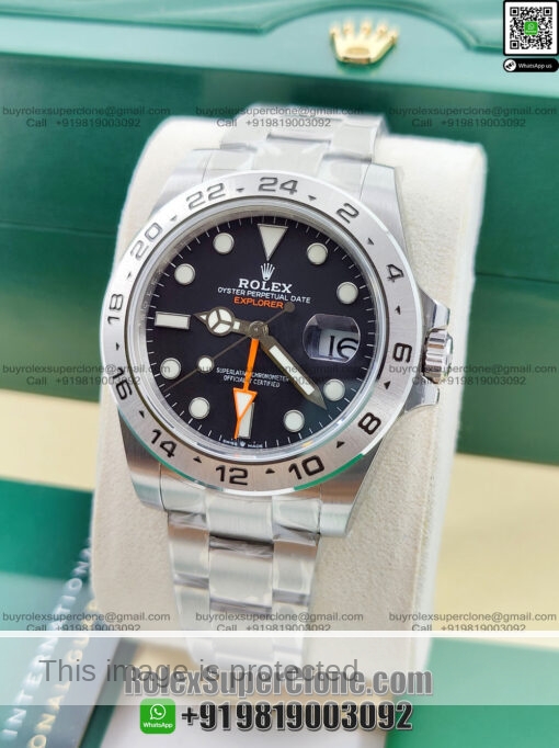 rolex explorer 2 super clone watch