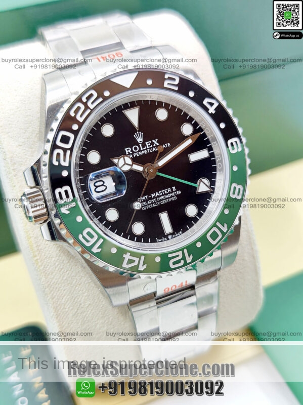 Rolex GMT Master II Sprite Super Clone Swiss Replica Watch 126720VTNR