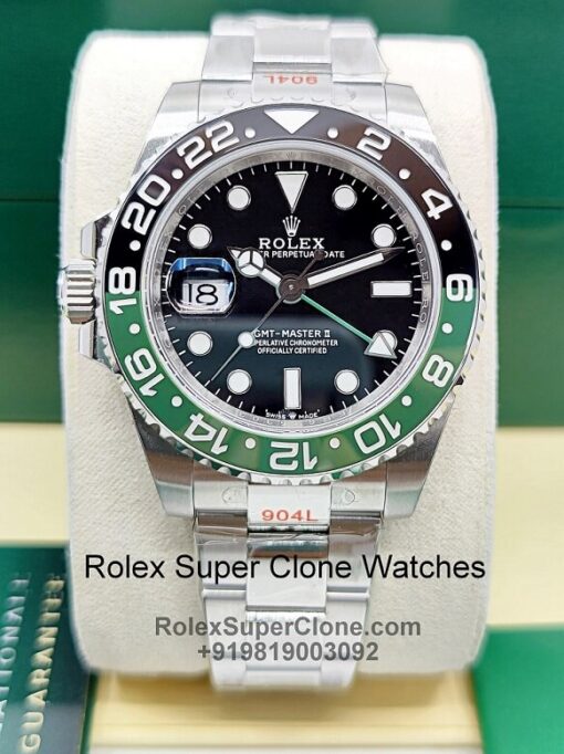 Rolex GMT Master II Sprite Super Clone Swiss Replica Watch 126720VTNR
