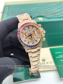 fake rolex daytona rainbow watch