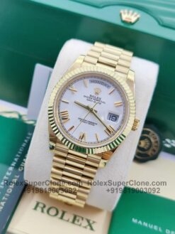 18k Gold Rolex super clone replica watches