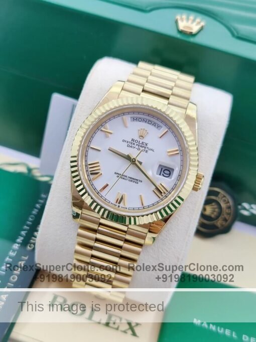 18k Gold Rolex super clone replica watches