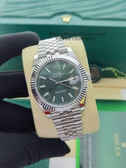 rolex datejust mint green dial