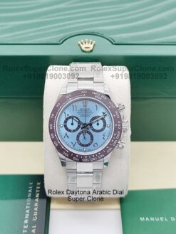 Rolex Daytona arabic dial super clone watch