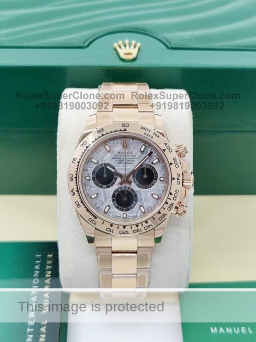 Rolex Daytona meteorite dial swiss replica watches