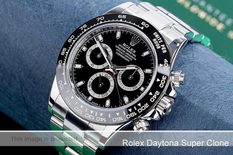 Rolex daytona black dial super clone watch