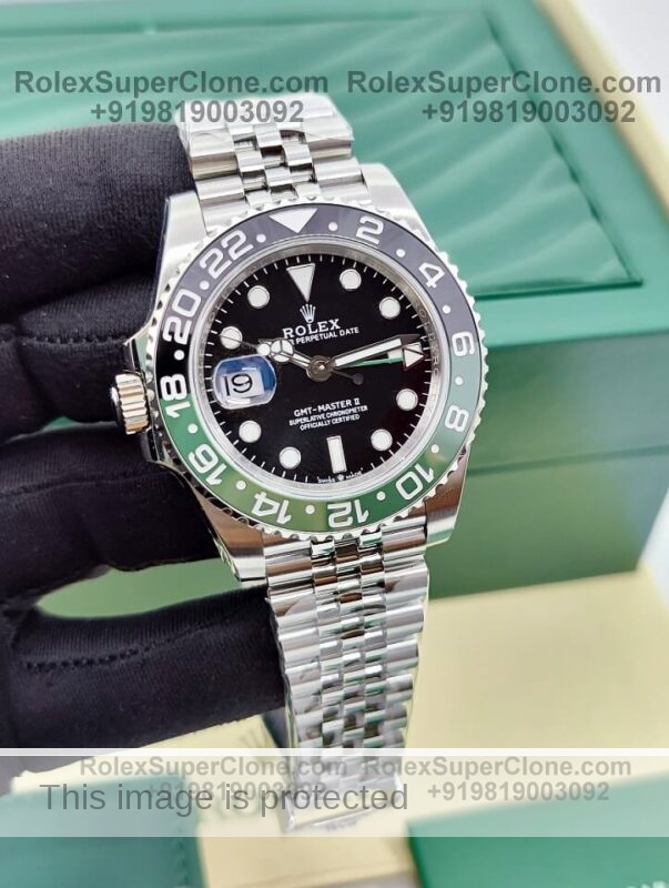 Rolex GMT Master II Sprite Left Hand Super Clone Replica