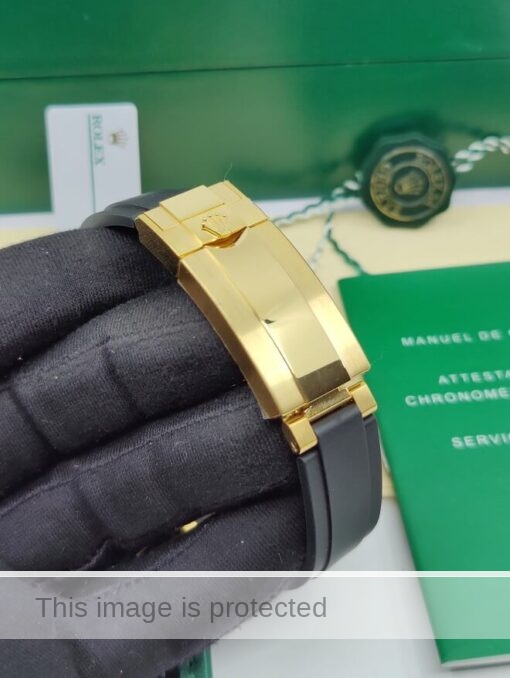 Rolex yacht master 42mm gold watch