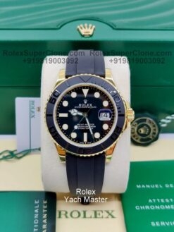 Rolex yacht master oysterflex strap replica watch
