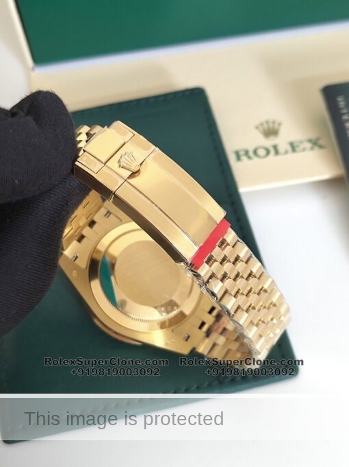 Rolex gmt gold jubilee bracelet replica watch