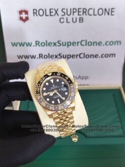 rolex gmt master ii gold jubilee bracelet watch