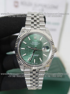 rolex datejust green dial super clone