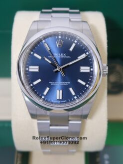 rolex op blue dial