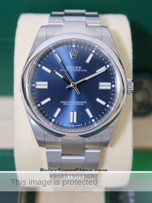 rolex op blue dial