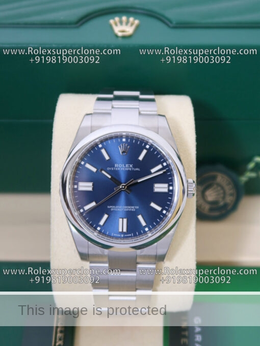 rolex op blue dial super clone