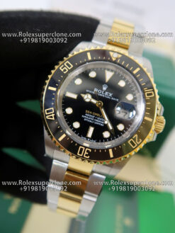 rolex sea dweller two tone