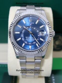 rolex sky dweller blue dial