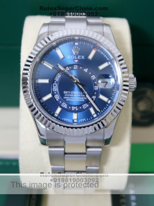 rolex sky dweller blue dial