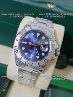 rolex yacht master blue dial replica