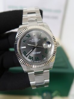 rolex datejust wimbledon oyster bracelet