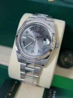 rolex datejust wimbledon oyster bracelet super clone